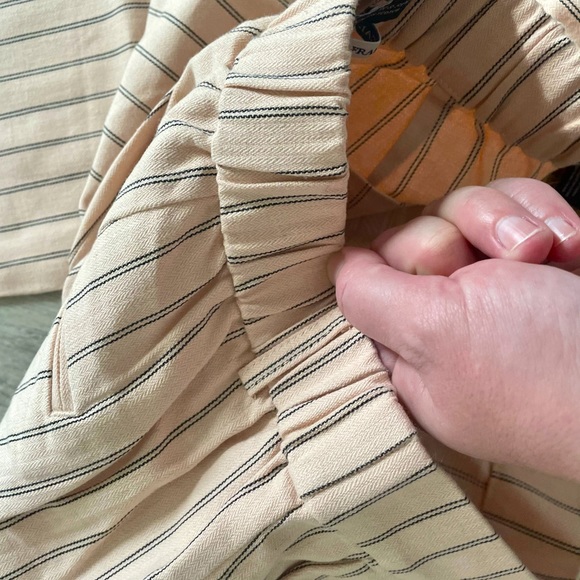 ANTHROPOLOGIE 🥃 Sz 4 6 SCoTcH and Soda pinstripe pants pull on SO SHIC elastic! - Picture 7 of 7